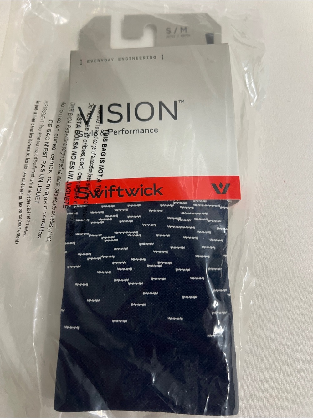 Vision Navy Casual Men's Socks - S/M